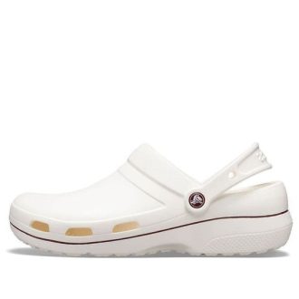 Crocs slijtvaste, comfortabele sportschoenen, unisex, witbruin, sandalen “White Brown” 205883-0FW