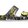 Crocs SmileyWorld x Classic Sandal “Zwart Wit” 207207-94S