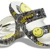 Crocs SmileyWorld x Classic Sandal “Zwart Wit” 207207-94S