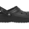 Crocs Stay Warm Slijtvaste Comfortabele Unisex Zwarte Sportsandalen 204563-060