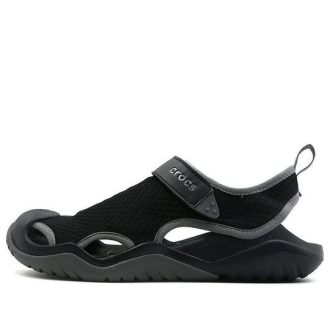 Crocs Swiftwater sandalen “Zwart Donkergrijs” 205289-001