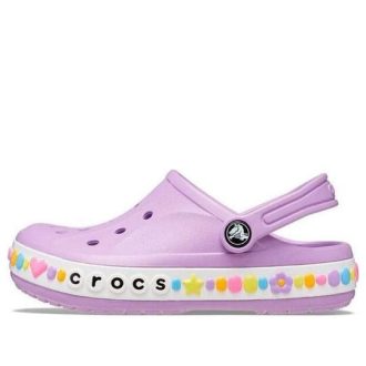Crocs (TD) Crocs Bayaband Charm Band Clogs “Paars Wit” 208102-5PR