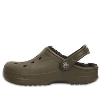 Crocs Winter Gevoerde Klompen “Walnut Espresso” 203766-23J