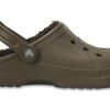 Crocs Winter Gevoerde Klompen “Walnut Espresso” 203766-23J