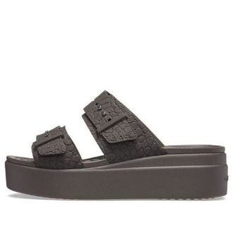 Crocs (WMNS) 2 Bandjes Brooklyn “Bruin” 208667-206
