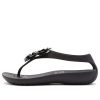 Crocs (WMNS) Ademende, comfortabele, lichtgewicht zwarte sandalen 205600-060