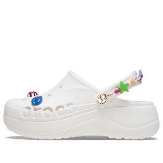 Crocs (WMNS) Baya Midsummer Platform Clogs “Wit Roze” 210091-1LI