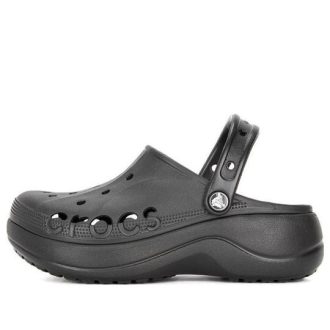 Crocs (WMNS) Baya Platform Clogs “Zwart” 208186-001