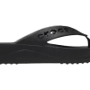Crocs (WMNS) Baya Platform Cut Out Detail Flip Flops “Zwart” 208395-001