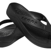 Crocs (WMNS) Baya Platform Cut Out Detail Flip Flops “Zwart” 208395-001