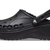 Crocs (WMNS) Baya Platform Gevoerde Klompsandalen “Zwart” 208708-001