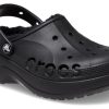 Crocs (WMNS) Baya Platform Gevoerde Klompsandalen “Zwart” 208708-001