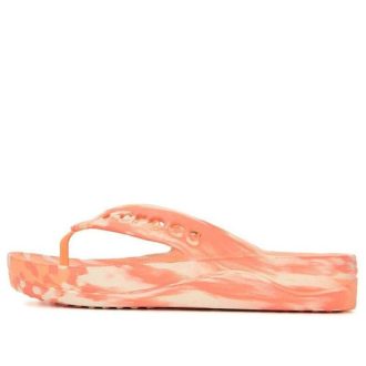 Crocs (WMNS) Baya Platform Thongs “Oranje” 208462-83F