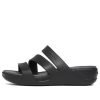 Crocs (WMNS) Boca Strappy Wedge Sandalen “Zwart” 207434-001