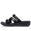 Crocs (WMNS) Boca Strappy Wedge Sandalen “Zwart” 207645-001