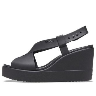 Crocs (WMNS) Brooklyn Cozy antislip zwarte sportsandalen 206222-060