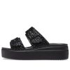 Crocs (WMNS) Brooklyn Croco Shine Buckle “Zwart” 209361
