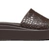 Crocs (WMNS) Brooklyn Croco Shine Slide Sandalen “Espresso” 209253-206