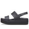 Crocs (WMNS) Brooklyn dikke zool casual zwarte sandalen 206453-060