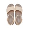 Crocs (WMNS) Brooklyn enkelband sleehak sandalen “Cream White Brown” 209406-2DS