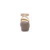 Crocs (WMNS) Brooklyn enkelband sleehak sandalen “Cream White Brown” 209406-2DS