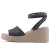 Crocs (WMNS) Brooklyn enkelband sleehak sandalen “Zwart Beige” 209406-07H