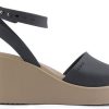 Crocs (WMNS) Brooklyn enkelband sleehak sandalen “Zwart Beige” 209406-07H