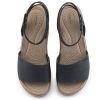 Crocs (WMNS) Brooklyn enkelband sleehak sandalen “Zwart Beige” 209406-07H