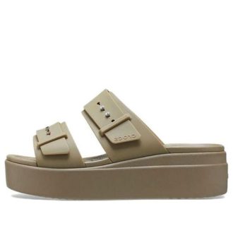 Crocs (WMNS) Brooklyn lage sandalen “Khaki” 207431