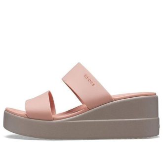 Crocs (WMNS) Brooklyn lichtgewicht lichtroze sandalen 206219-6RL