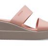 Crocs (WMNS) Brooklyn lichtgewicht lichtroze sandalen 206219-6RL