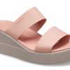 Crocs (WMNS) Brooklyn lichtgewicht lichtroze sandalen 206219-6RL