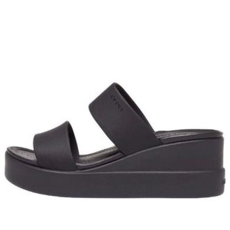 Crocs (WMNS) Brooklyn lichtgewicht zwarte sandalen 206219-060