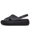 Crocs (WMNS) Brooklyn Luxe Cross Strap “Zwart” 209407-060