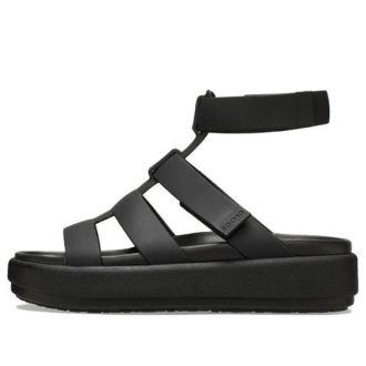 Crocs (WMNS) Brooklyn Luxe Gladiator Sandalen “Zwart” 209557-060