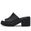 Crocs (WMNS) Brooklyn Slide Heels “Zwart” 209408-060