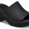 Crocs (WMNS) Brooklyn Slide Heels “Zwart” 209408-060