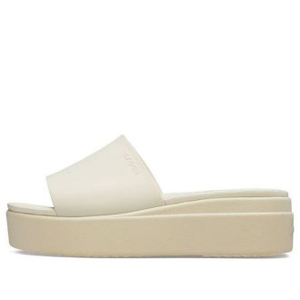 Crocs (WMNS) Brooklyn Slide “Wit Beige” 208728-2Y2
