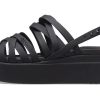 Crocs (WMNS) Brooklyn Strappy Zwarte Sandalen 206751-001