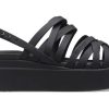 Crocs (WMNS) Brooklyn Strappy Zwarte Sandalen 206751-001