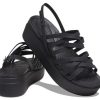 Crocs (WMNS) Brooklyn Strappy Zwarte Sandalen 206751-001
