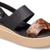 Crocs (WMNS) Brooklyn Tort Low Wedge “Zwart Bruin” 207864-0C4