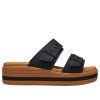 Crocs (WMNS) Brooklyn Woven Buckle Sandalen “Zwart Bruin” 209978-001