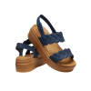 Crocs (WMNS) Brooklyn Woven Wedge Sandalen “Blauwbruin” 209977-410