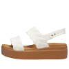 Crocs (WMNS) Brooklyn Woven Wedge Sandalen “Wit Bruin” 209977-0WV