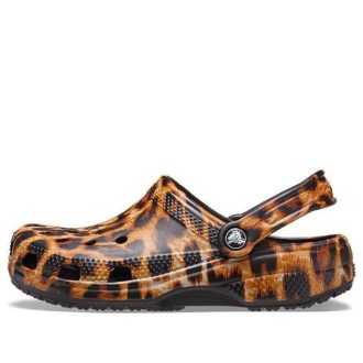 Crocs (WMNS) Classic clog animal Print Beach Casual Sandals Leopard print 206676-90L