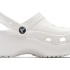 Crocs (WMNS) Classic Clog clouds Retro Beach Shoe Wit 206750-100