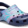 Crocs (WMNS) Classic Clog Liberty London Beach diepblauwe sandalen 206447-410