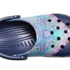 Crocs (WMNS) Classic Clog Liberty London Beach diepblauwe sandalen 206447-410