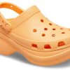 Crocs (WMNS) Classic Clog Retro Crocs dikke zool oranje kleine walvis sandalen 206302-801